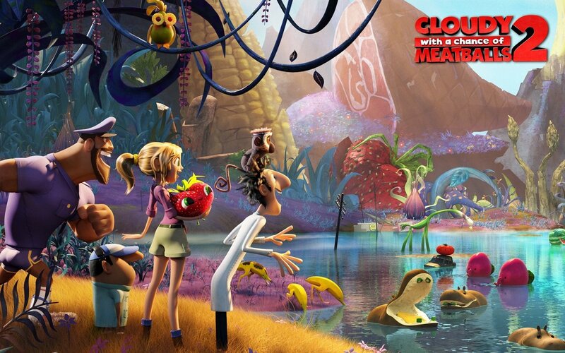 Animated Characters in Jungle — Green, Playful
