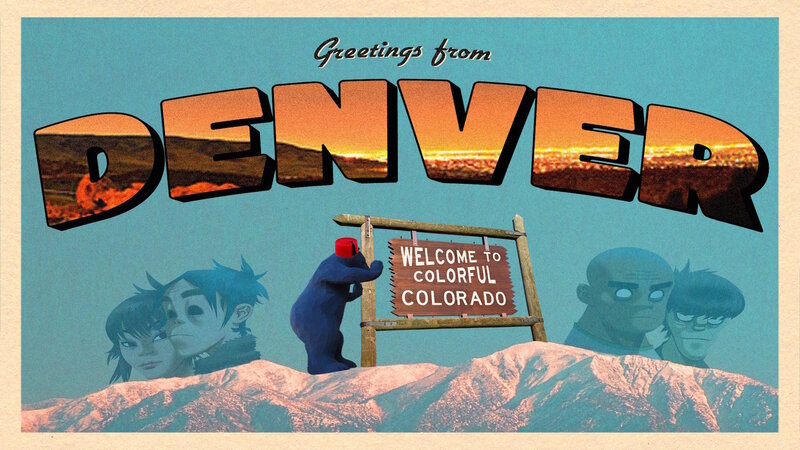 Animated Characters on Postcard