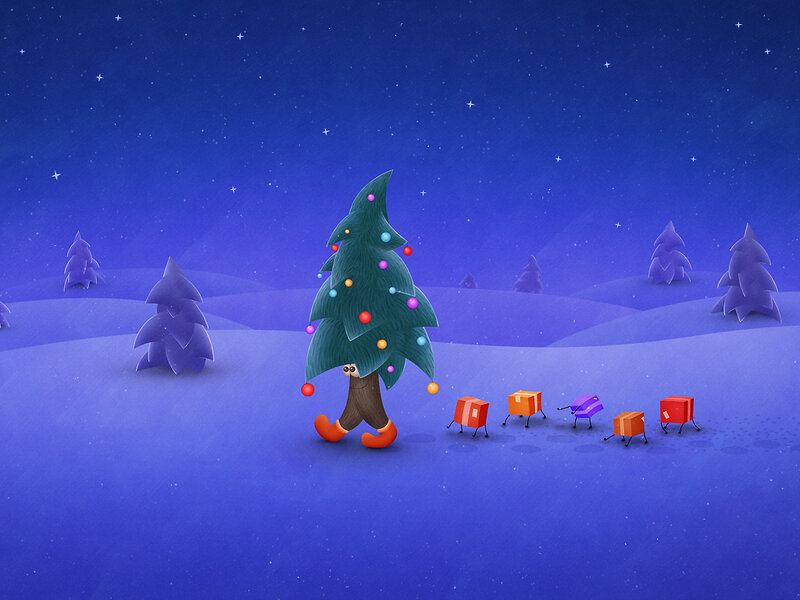 Animated Christmas Tree