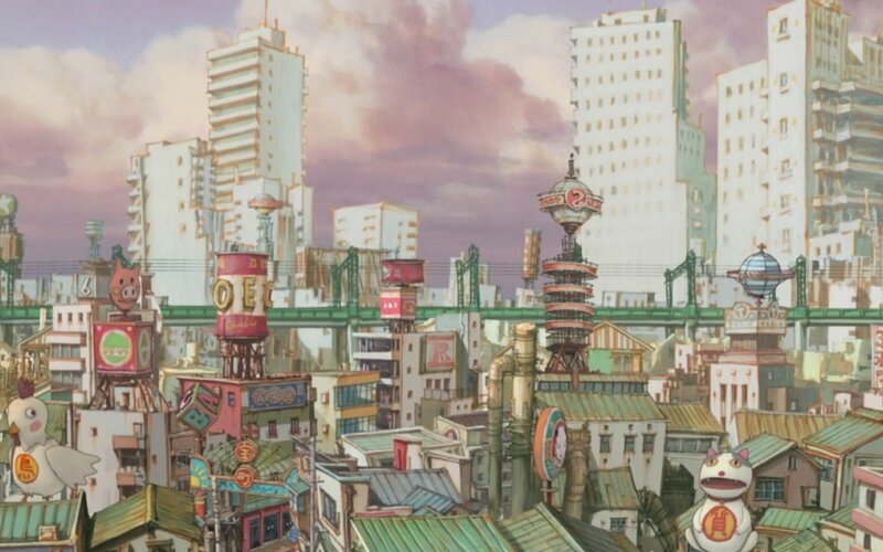 animated cityscape scene