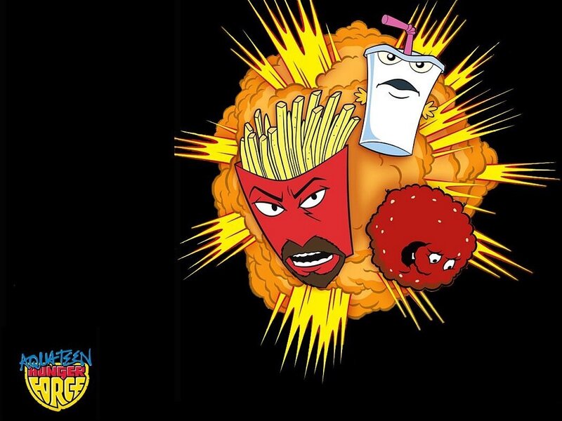Animated Food Characters — Black