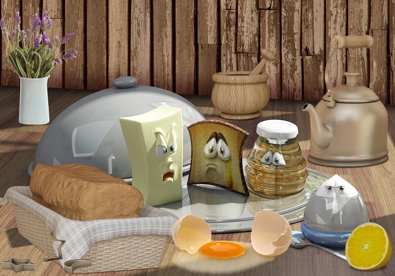 Animated Food Items