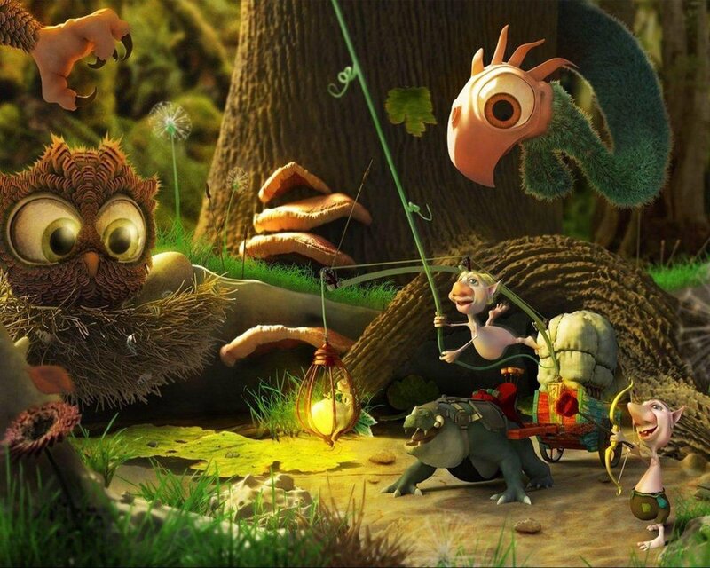 Animated Forest Creatures — Green