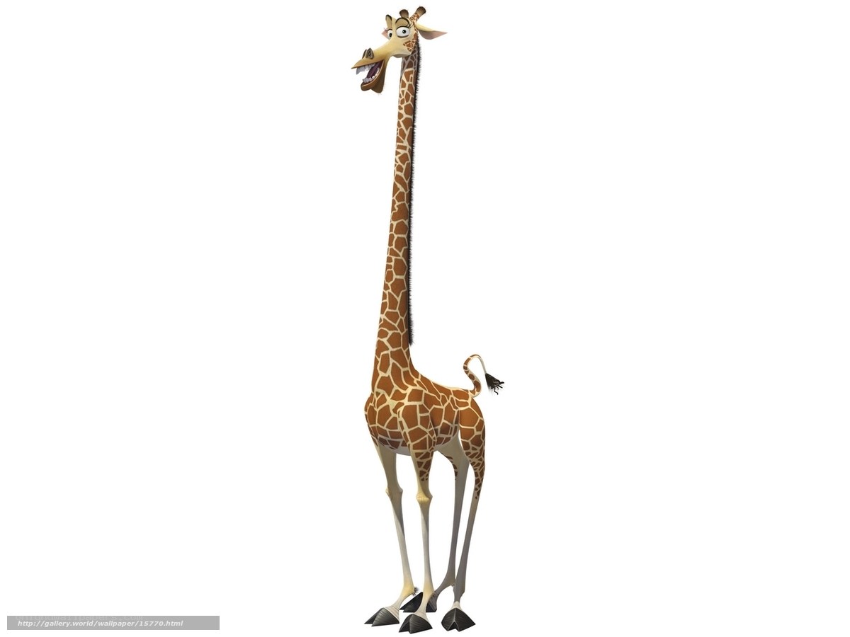 animated giraffe character