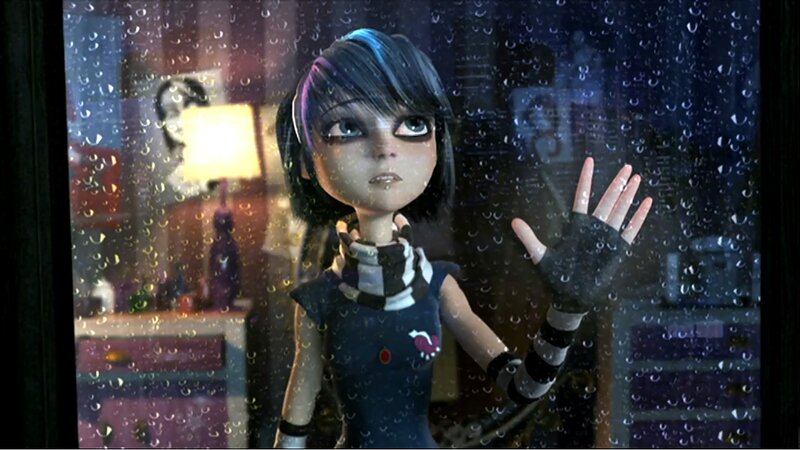 Animated Girl at Window