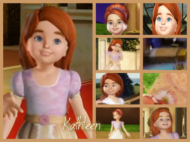 Animated Girl Character — Purple
