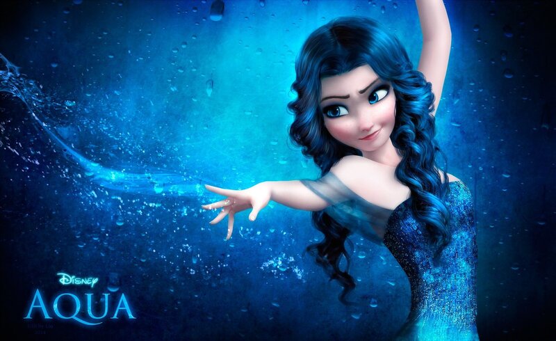Animated Girl Underwater