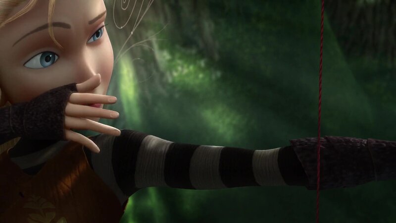 Animated Girl with Bow