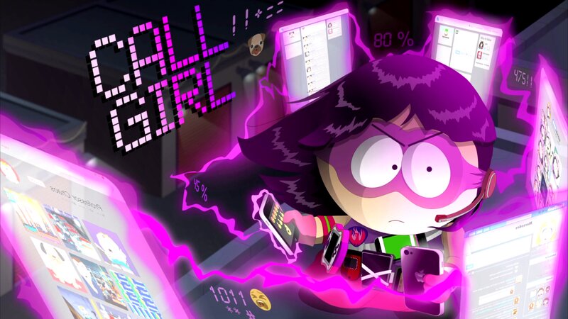 Animated Girl with Phones