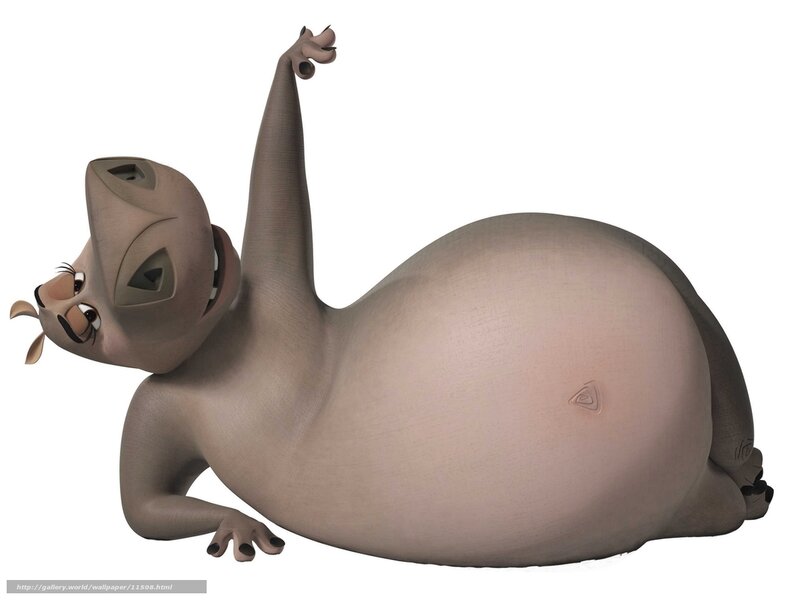 animated hippo character