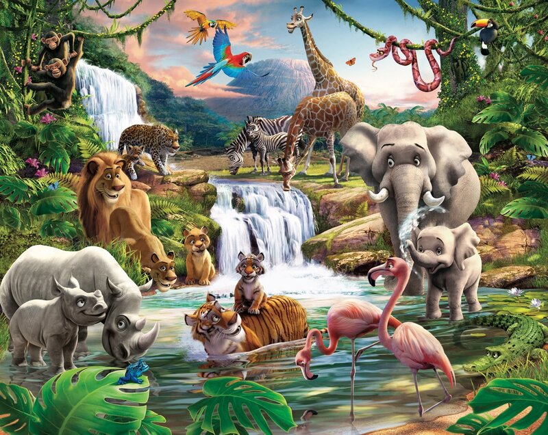 Animated Jungle Animals