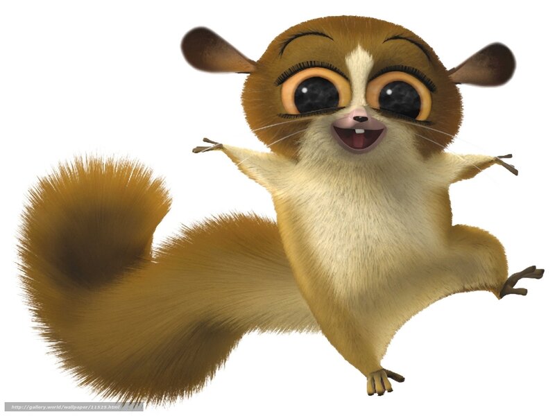 animated lemur character
