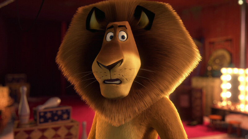 Animated Lion Character — Brown, Dramatic