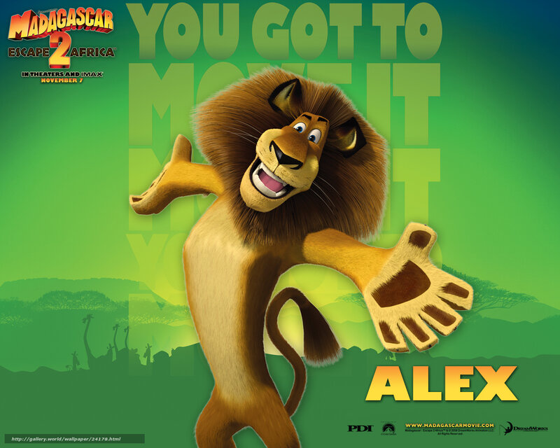 Animated Lion Character — Green