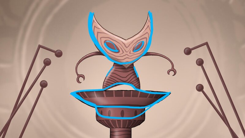animated mask creature