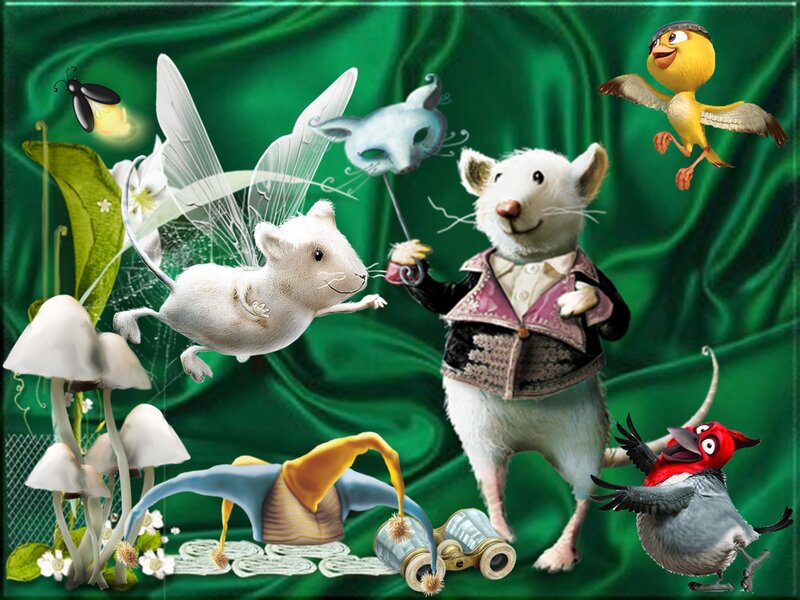 Animated Mice in Forest