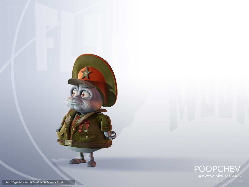animated military character