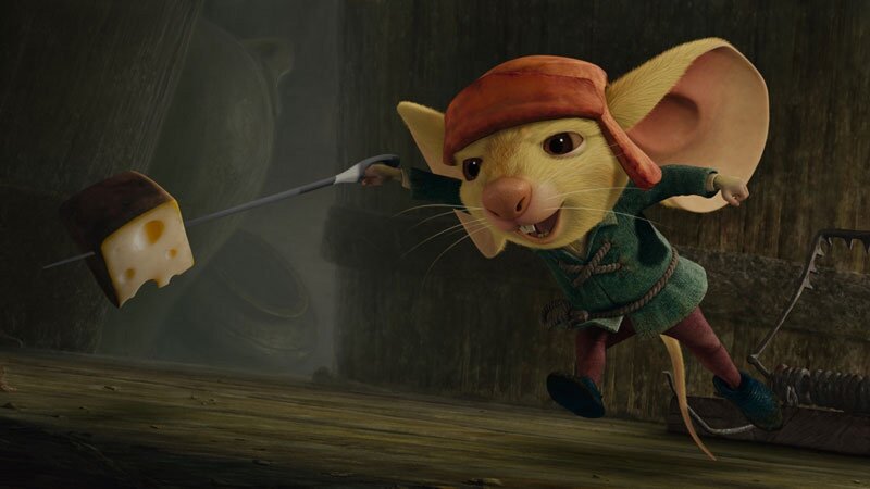 Animated Mouse Character — Green, Action