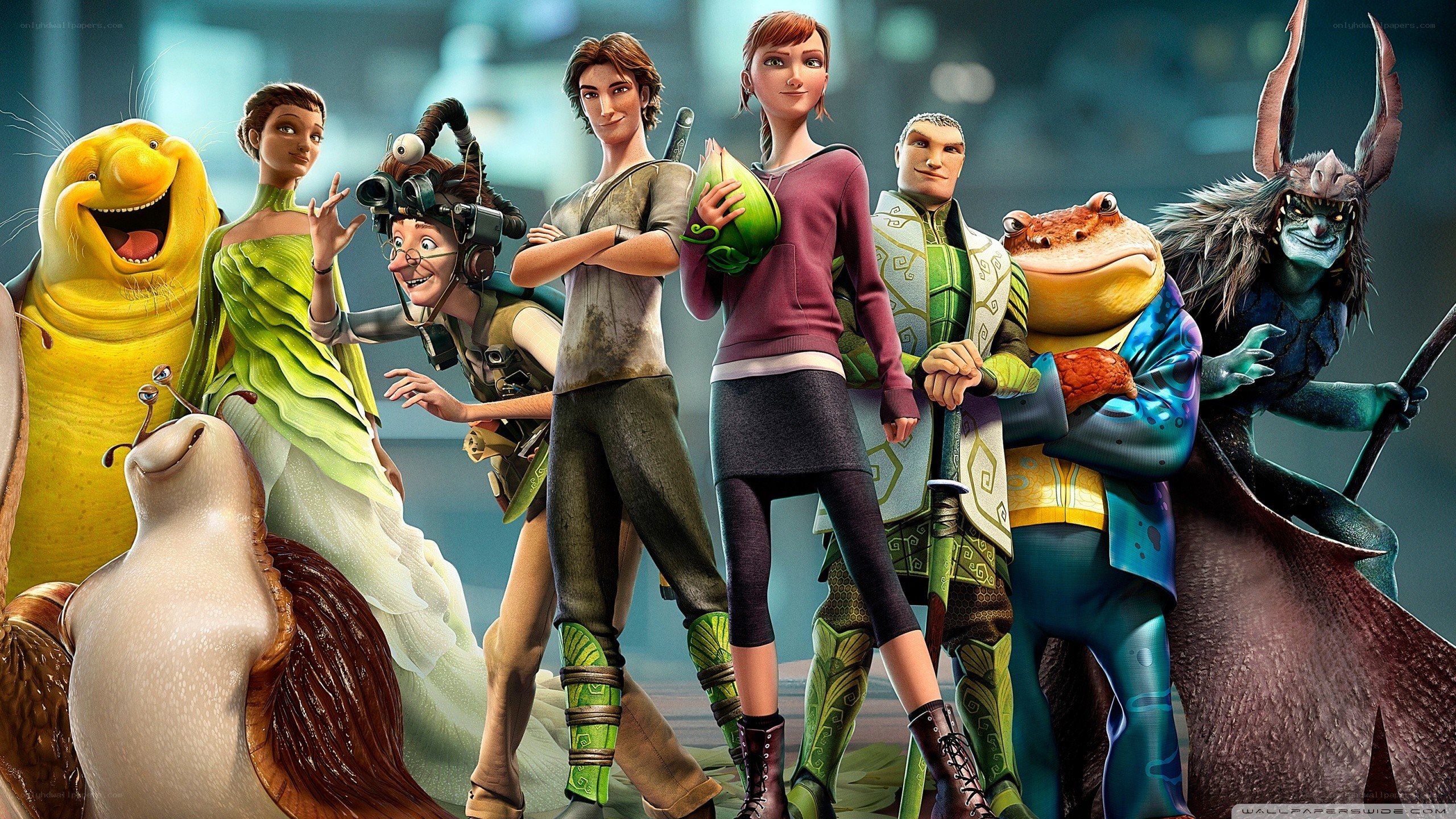 Animated movie character group