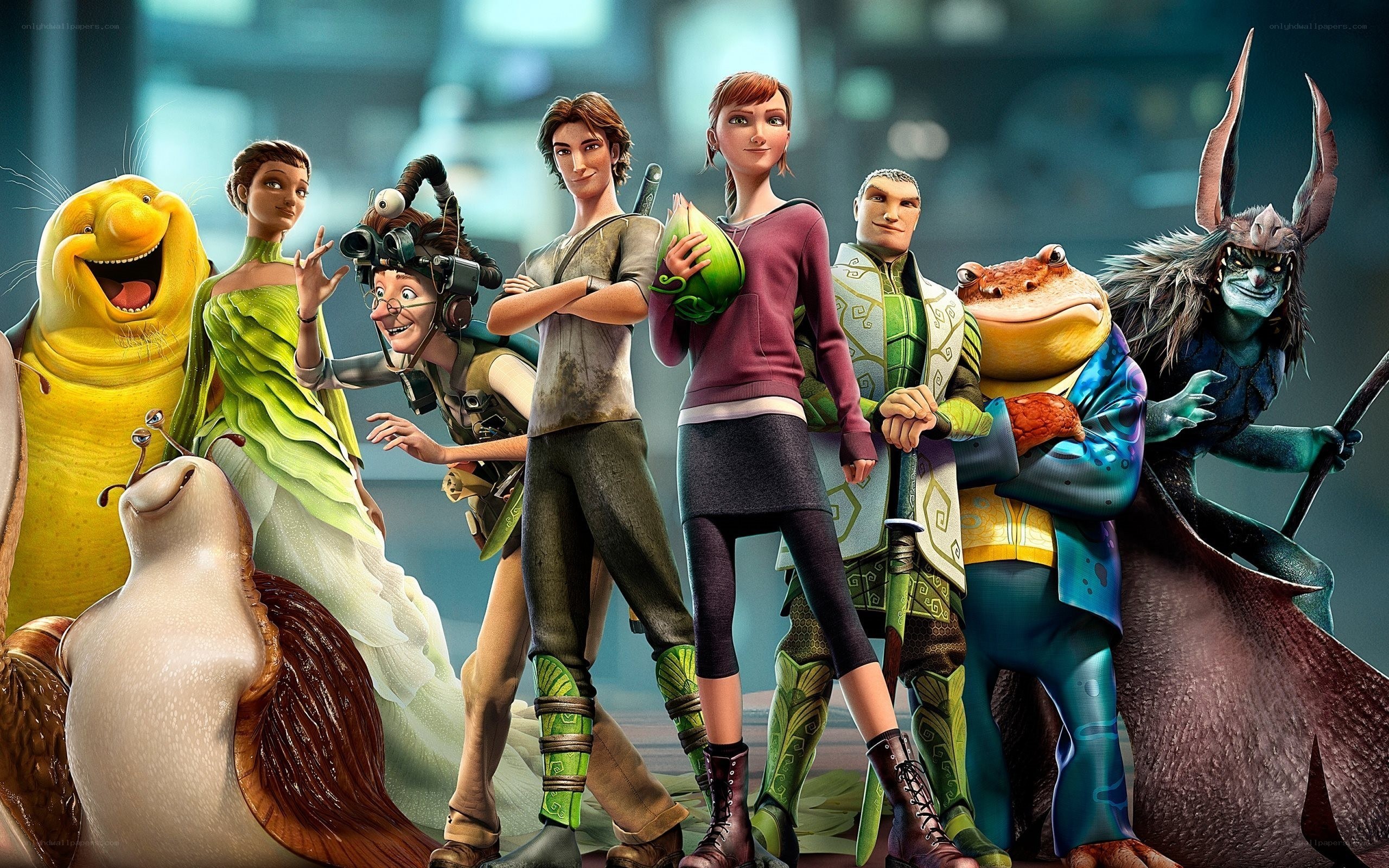 Animated movie character group