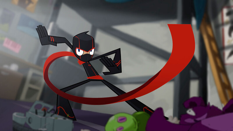 Animated Ninja Character