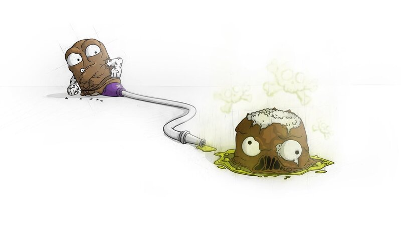 animated poop characters