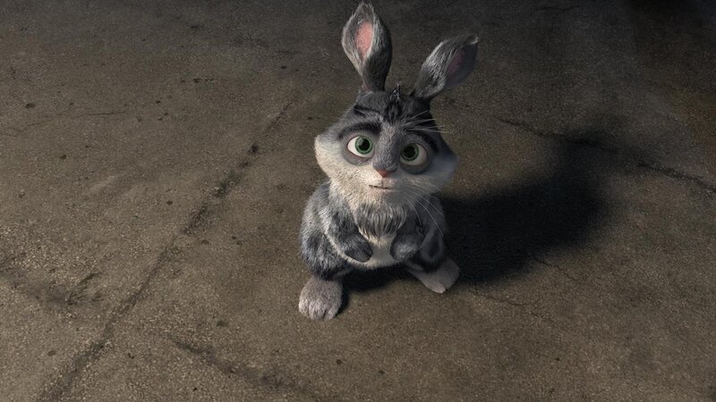 Animated Rabbit Character — Gray, Neutral