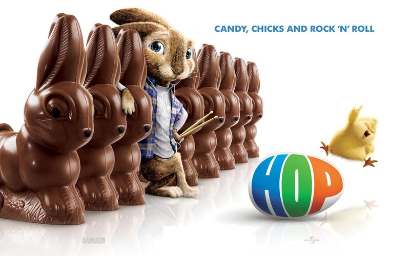 Animated Rabbit with Drumsticks