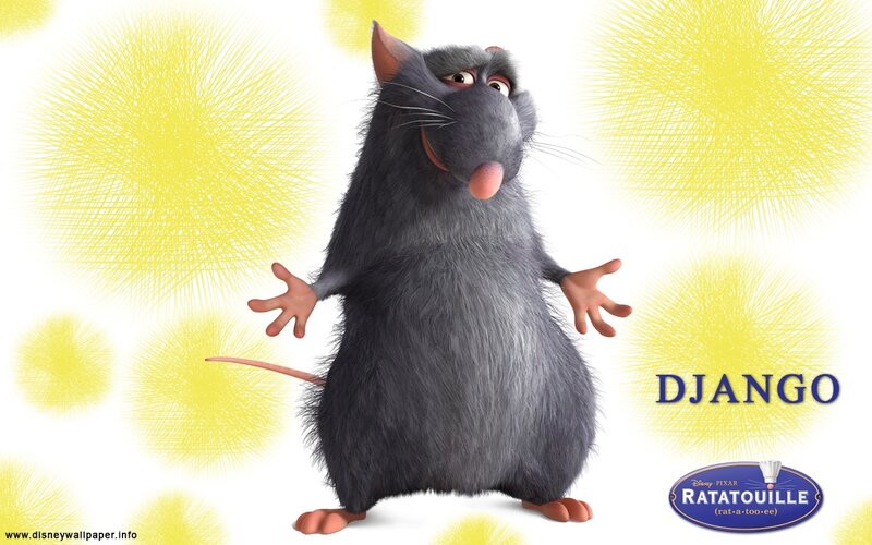 Animated Rat Character — Gray