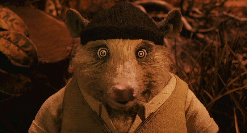 animated rat character in hat