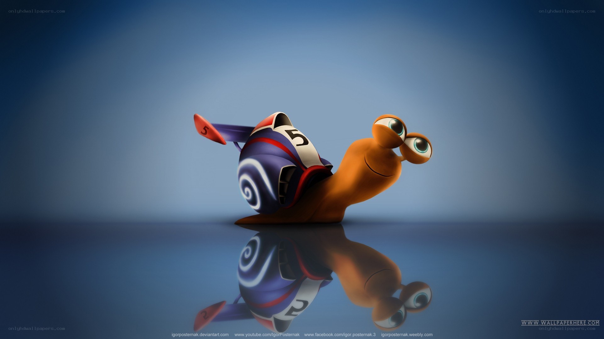animated snail racer