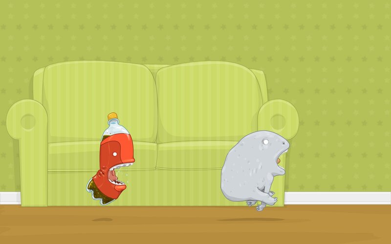 Animated Soda Bottle