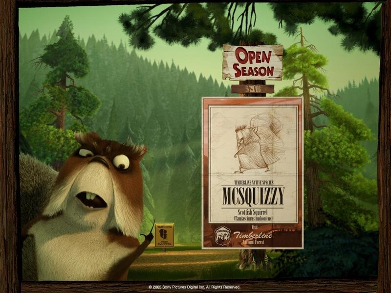 Animated Squirrel Character