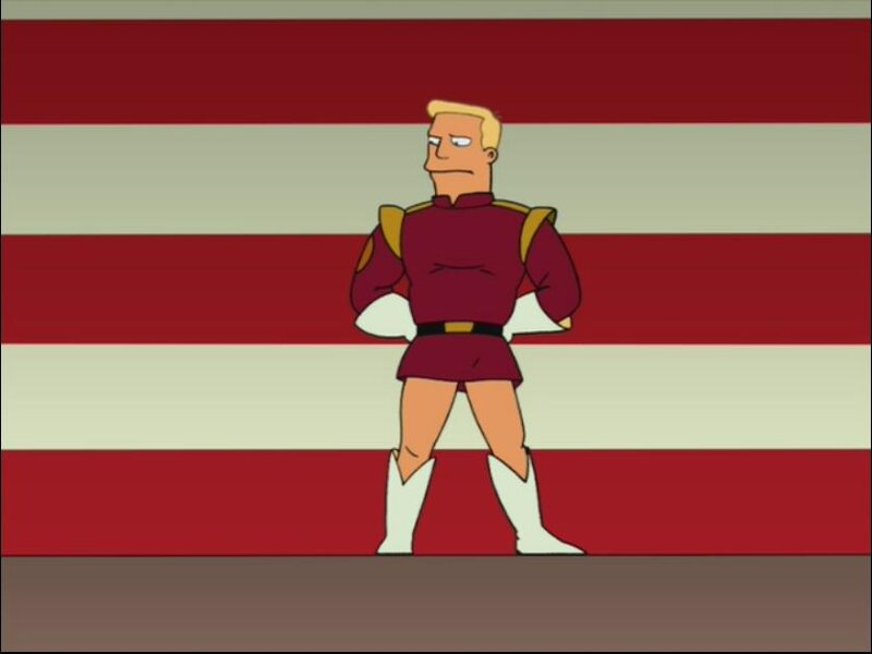 animated superhero character
