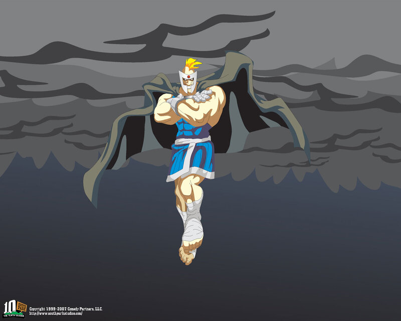 animated superhero character