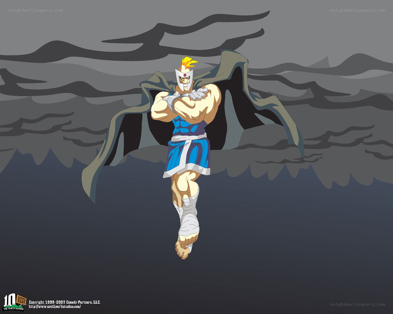 animated superhero character