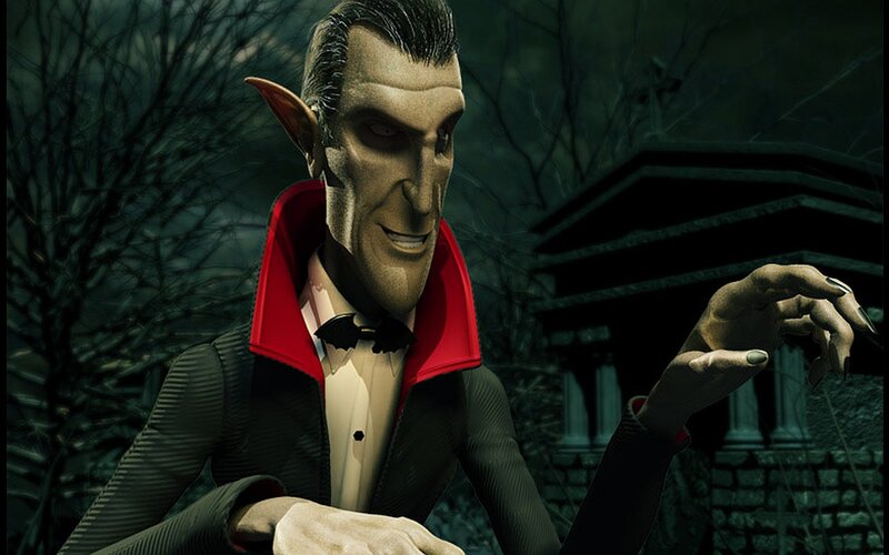Animated Vampire Character