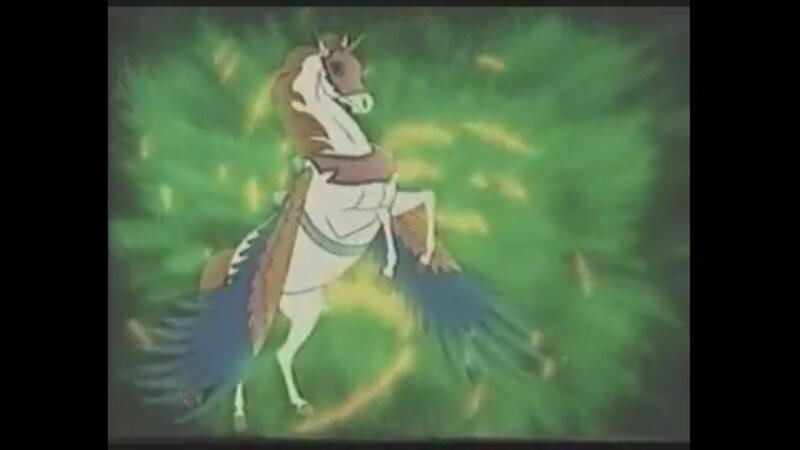 animated winged horse