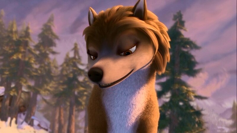 Animated Wolf Character — Brown