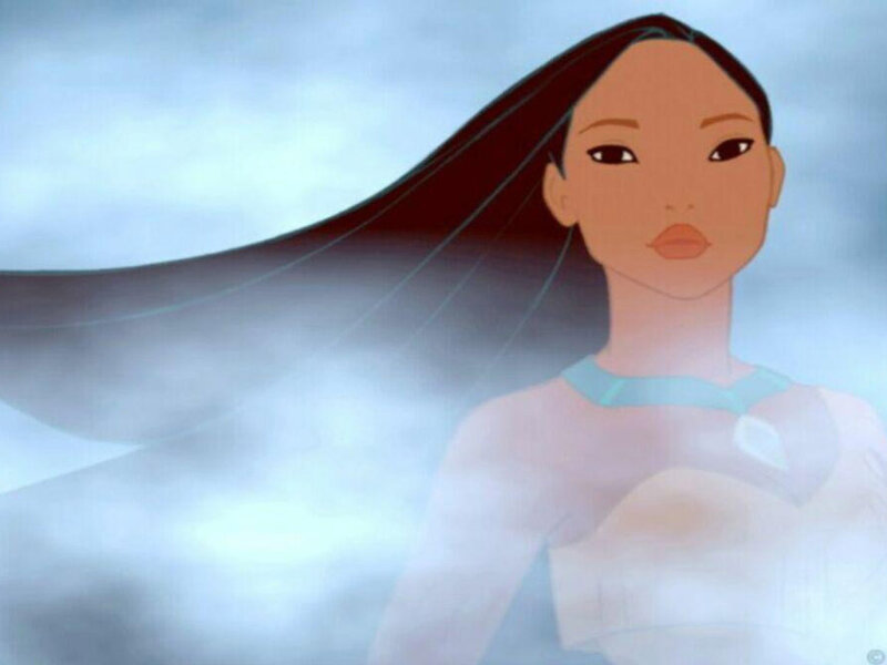 Animated Woman with Long Hair