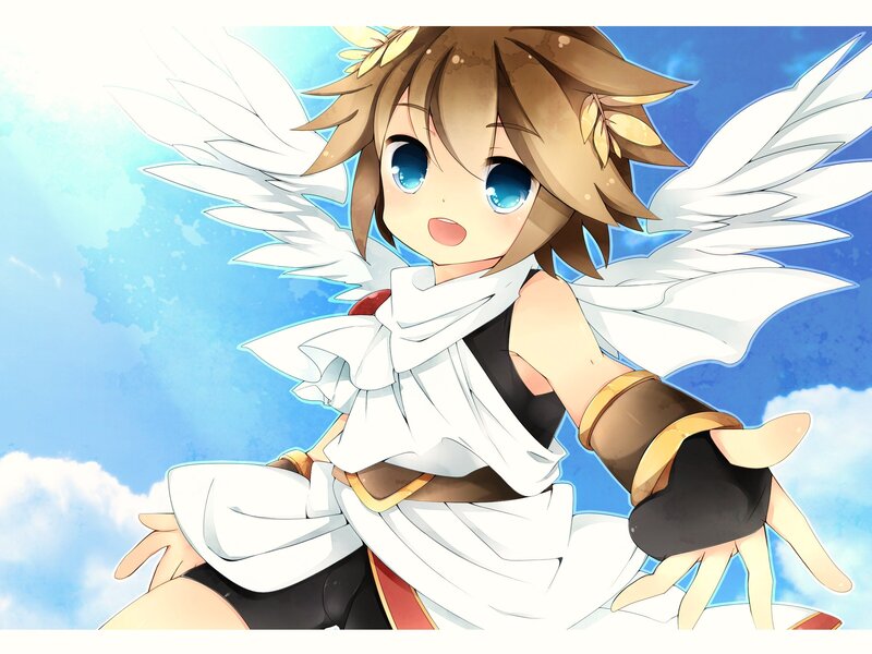 Anime Angel Character — Blue