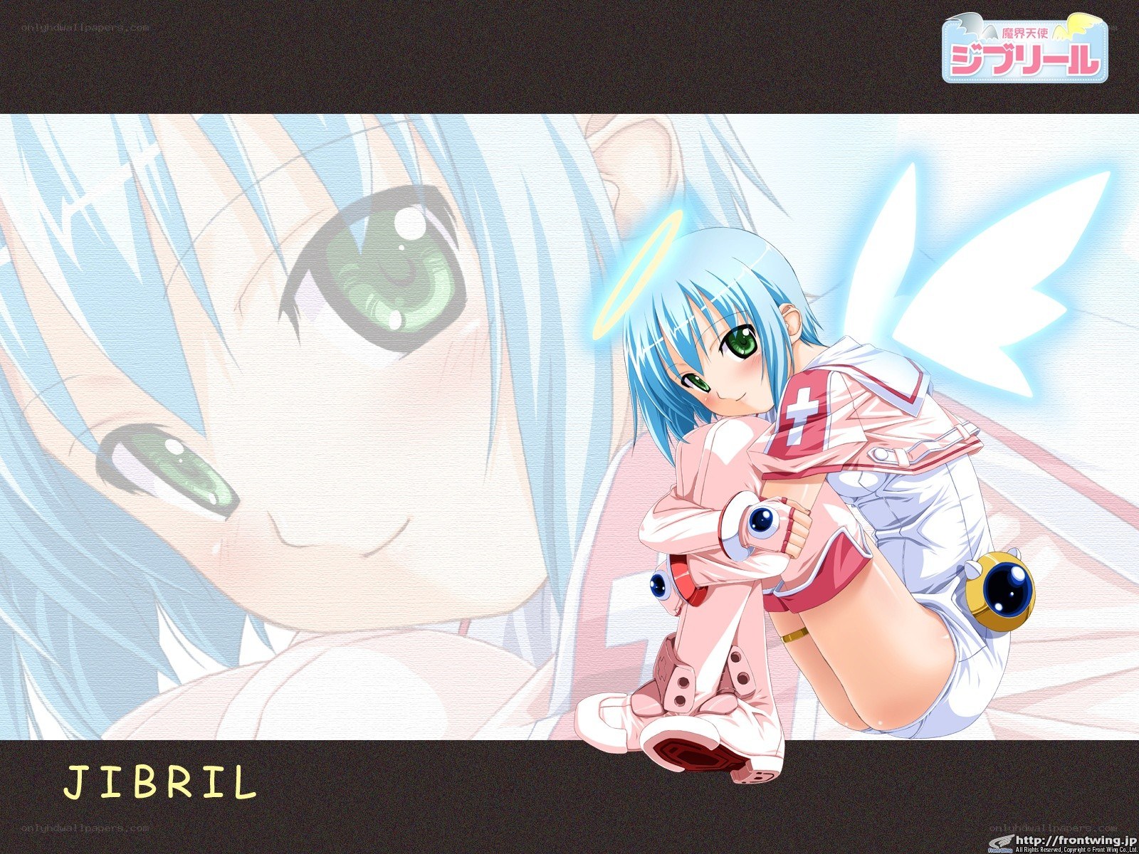 Anime angel character Jibril