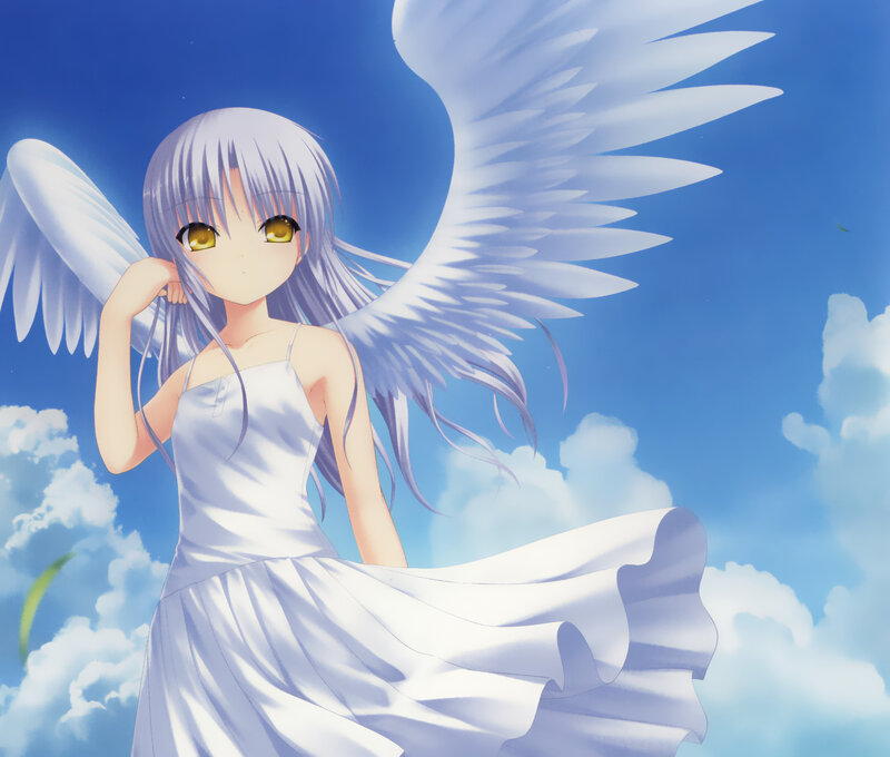 Anime Angel Girl — Blue