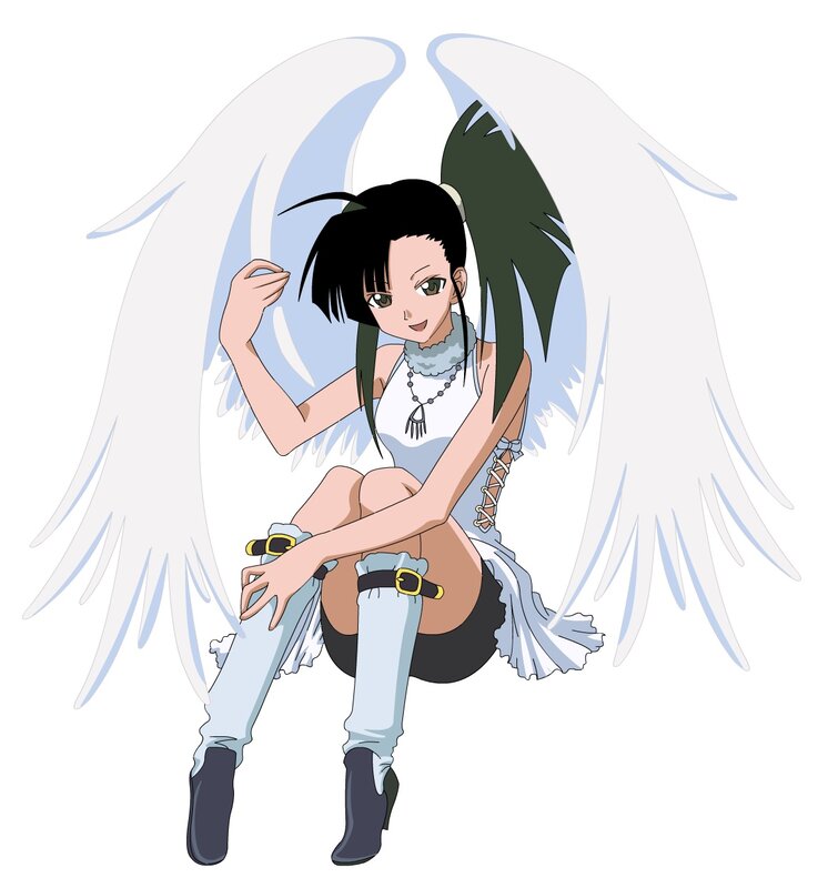 anime angel girl character