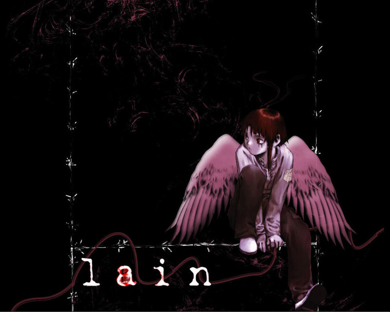 Anime angel with barbed wire
