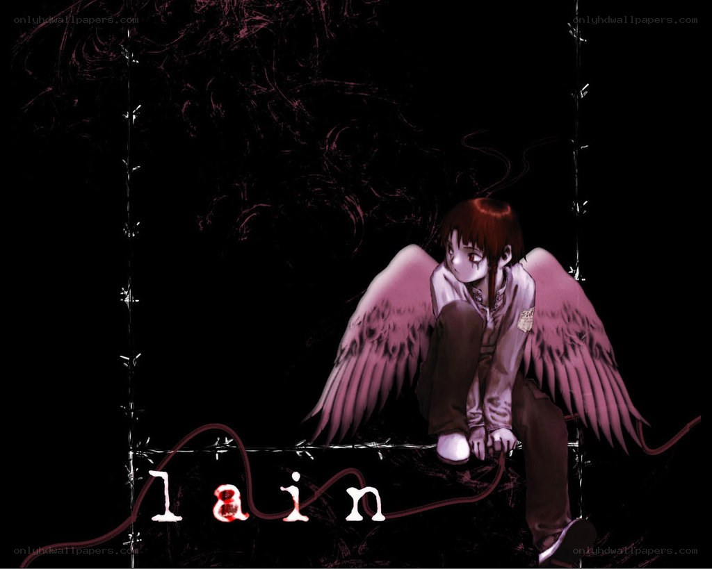 Anime angel with barbed wire