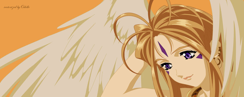 anime angel with purple eyes