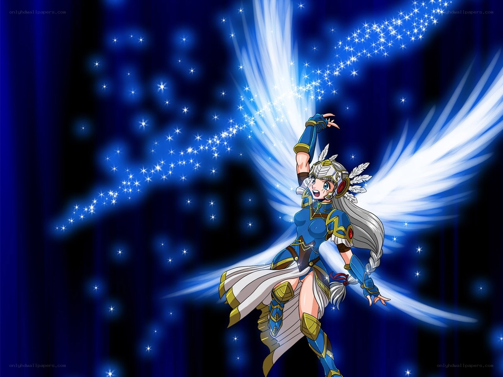 anime angel with star magic