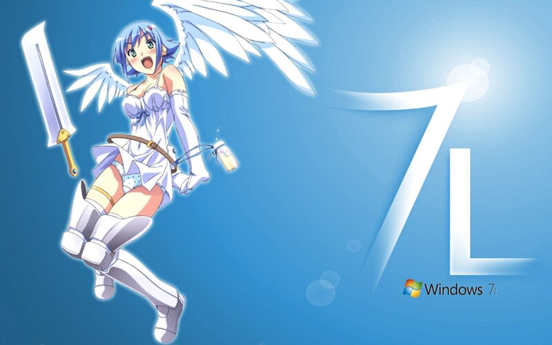 anime angel with sword
