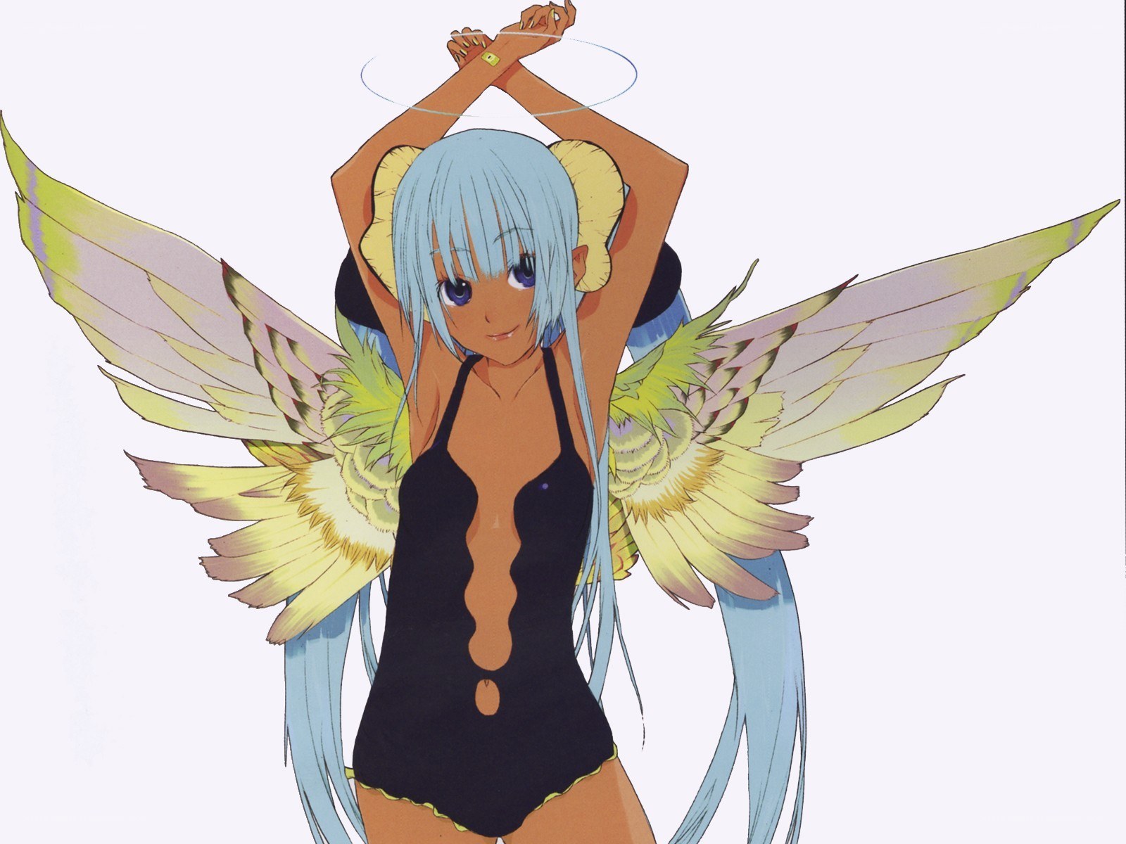 anime angel with wings